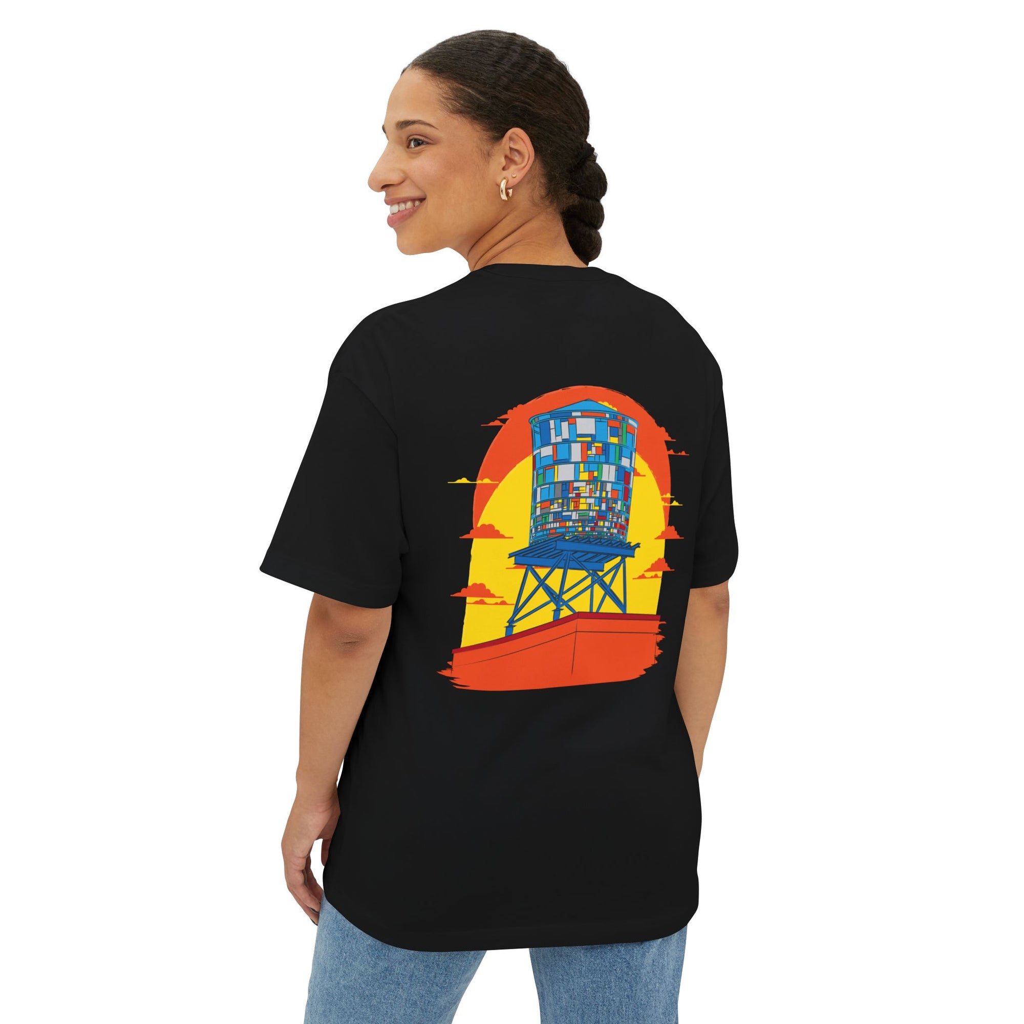 BadBrooklyn Water Tower Sunset Shirt