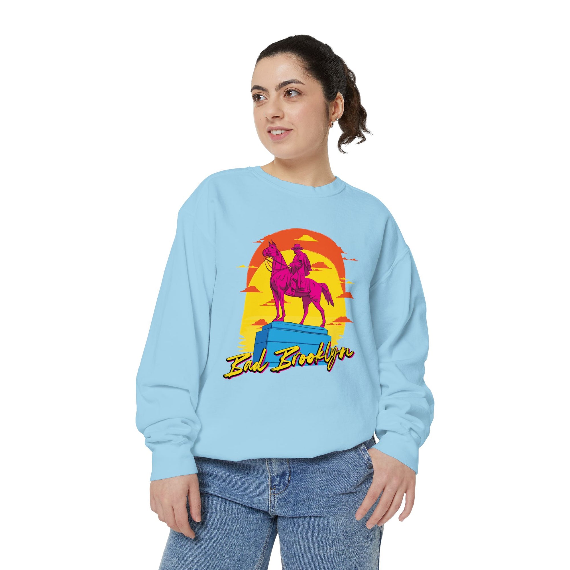 BadBrooklyn Western Cowboy Rider Premium Sweatshirt
