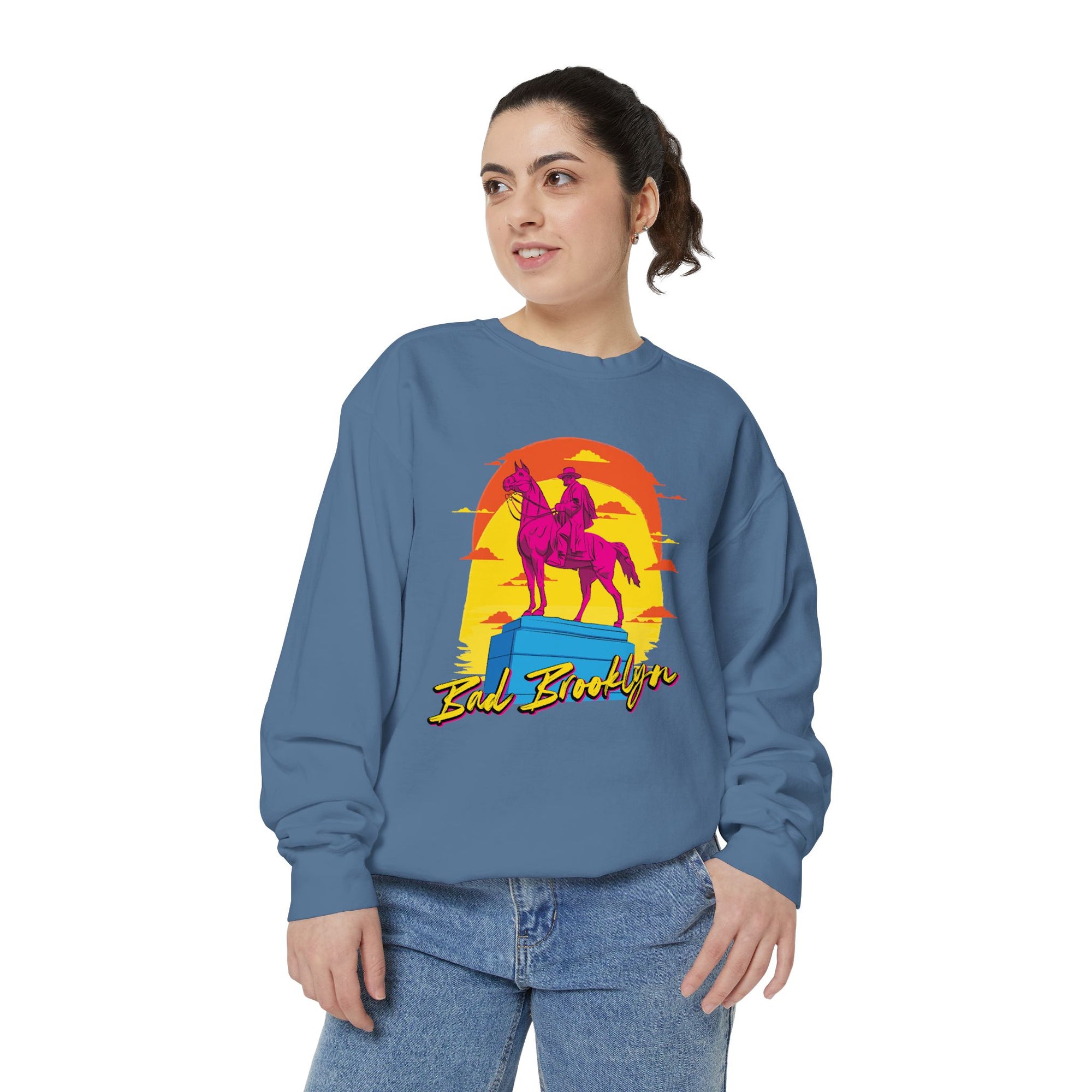 BadBrooklyn Western Cowboy Rider Premium Sweatshirt