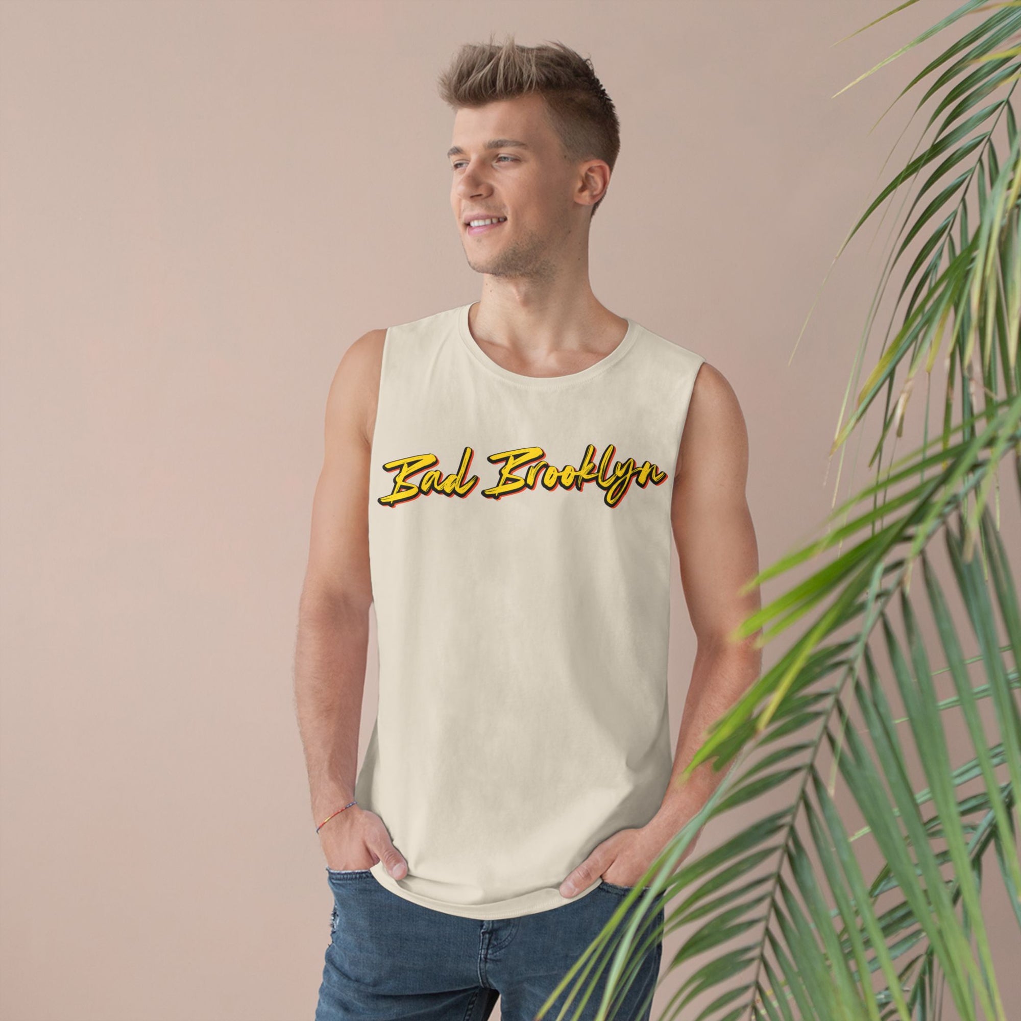 BadBrooklyn Gold Classic Logo Tank