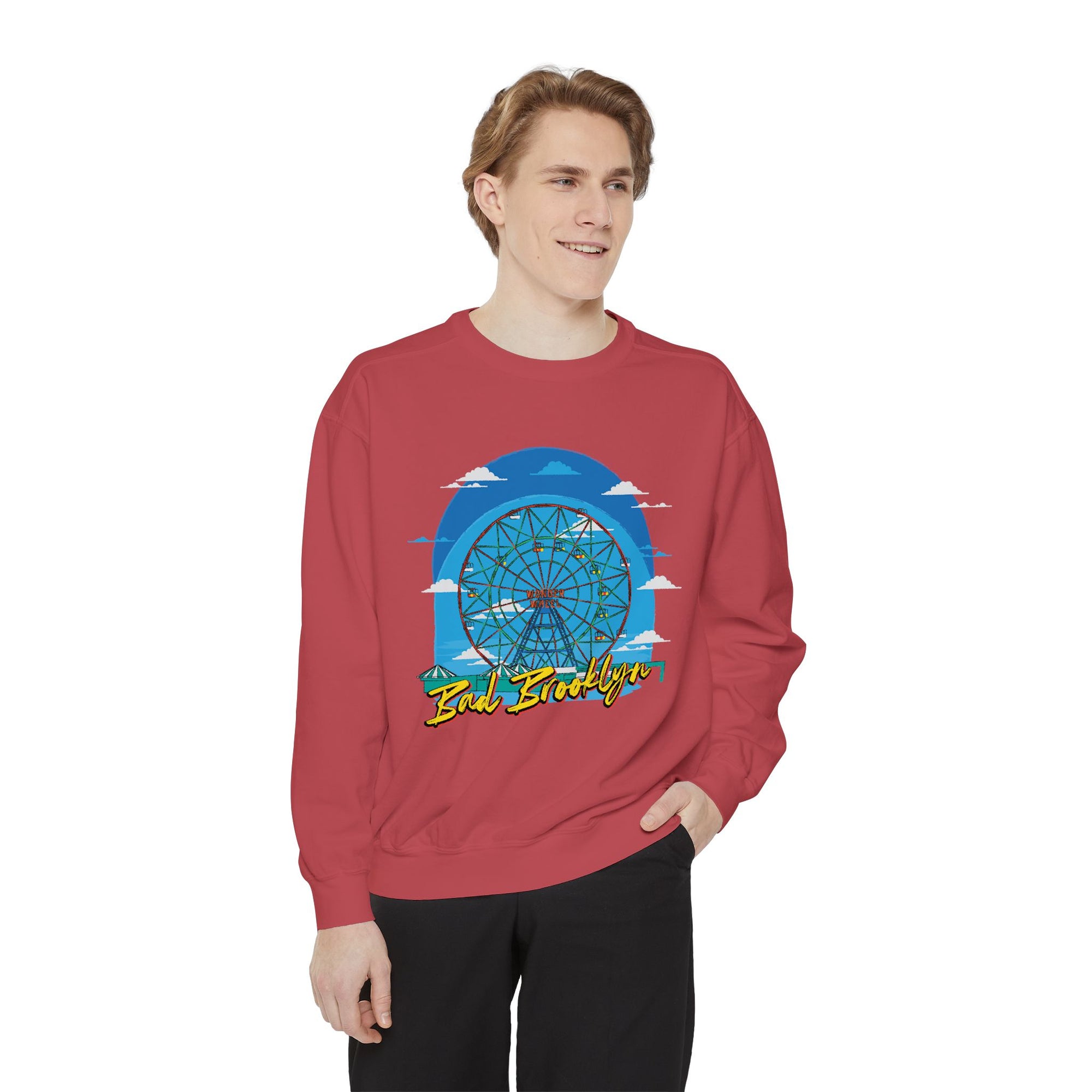 BadBrooklyn Ferris Wheel Premium Sweatshirt