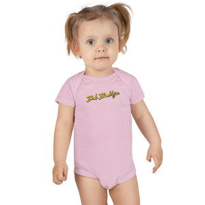 BadBrooklyn Bridge Vibes Short Sleeve Baby Onesie