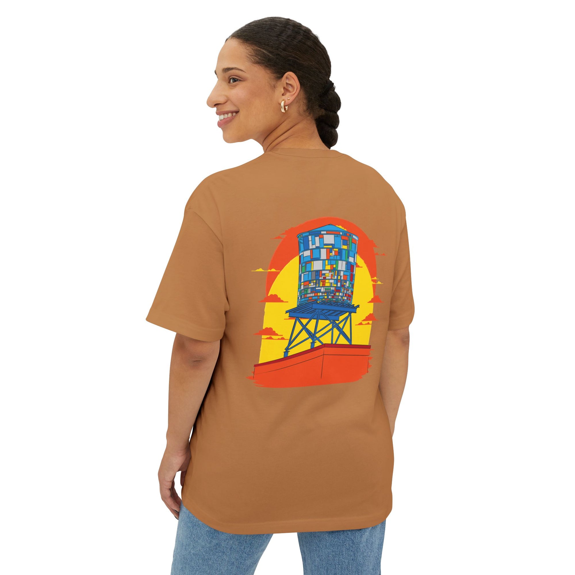 BadBrooklyn Water Tower Sunset Shirt