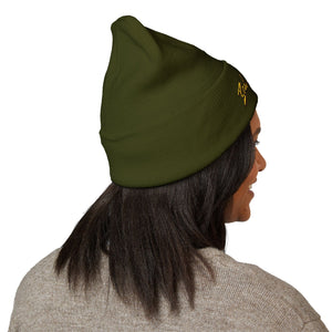 BadBrooklyn Bold Classic Embroidered Knit Beanie