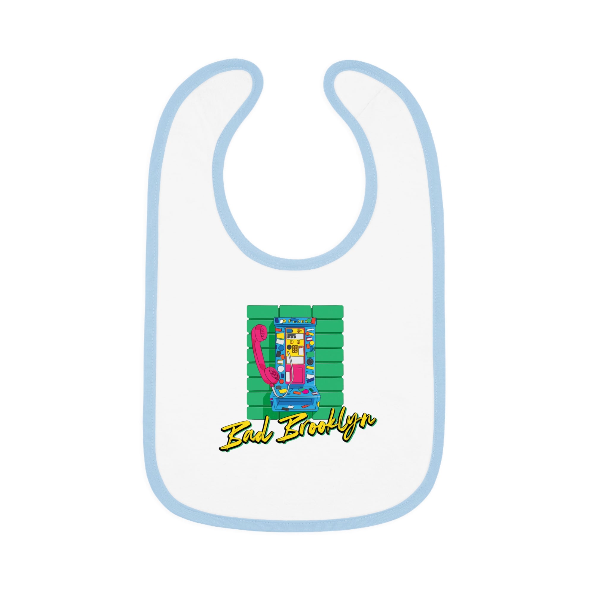 BadBrooklyn Retro Payphone Baby Bib