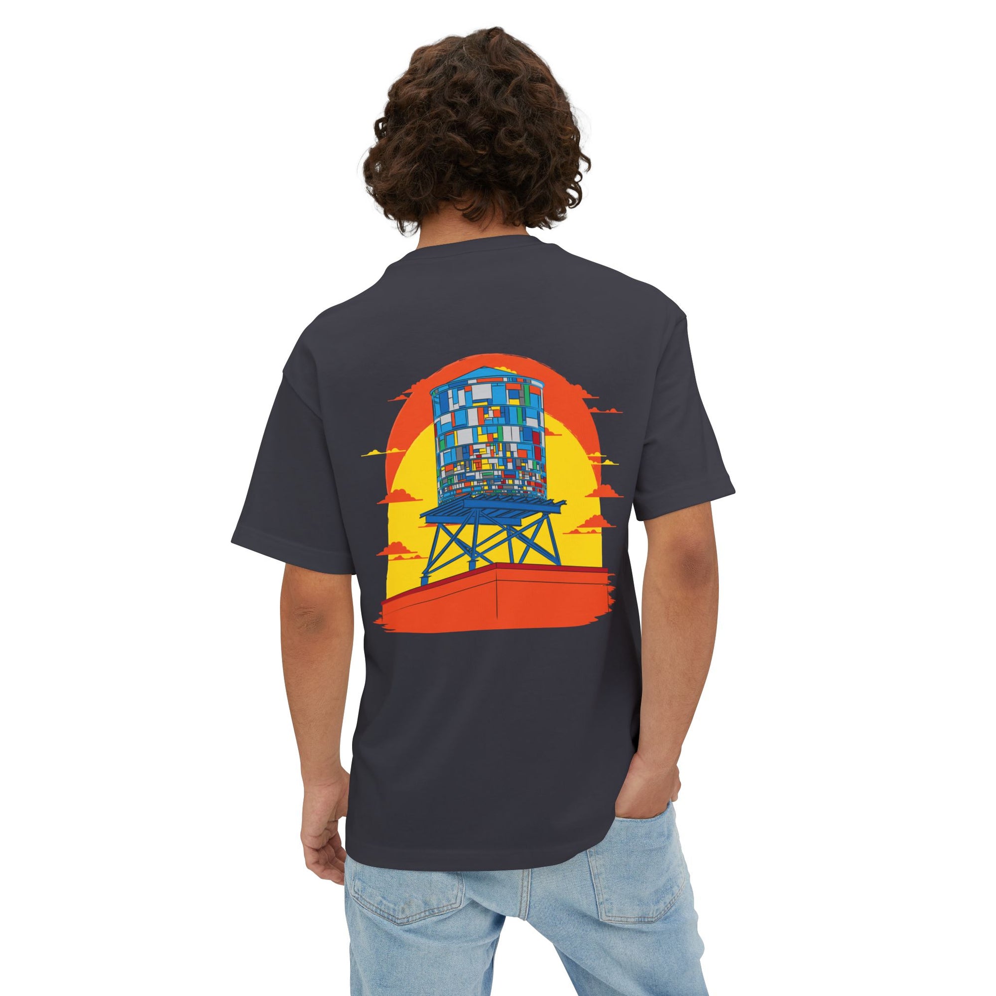 BadBrooklyn Water Tower Sunset Shirt