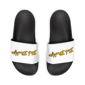 BadBrooklyn Gold Classic Slide Sandals
