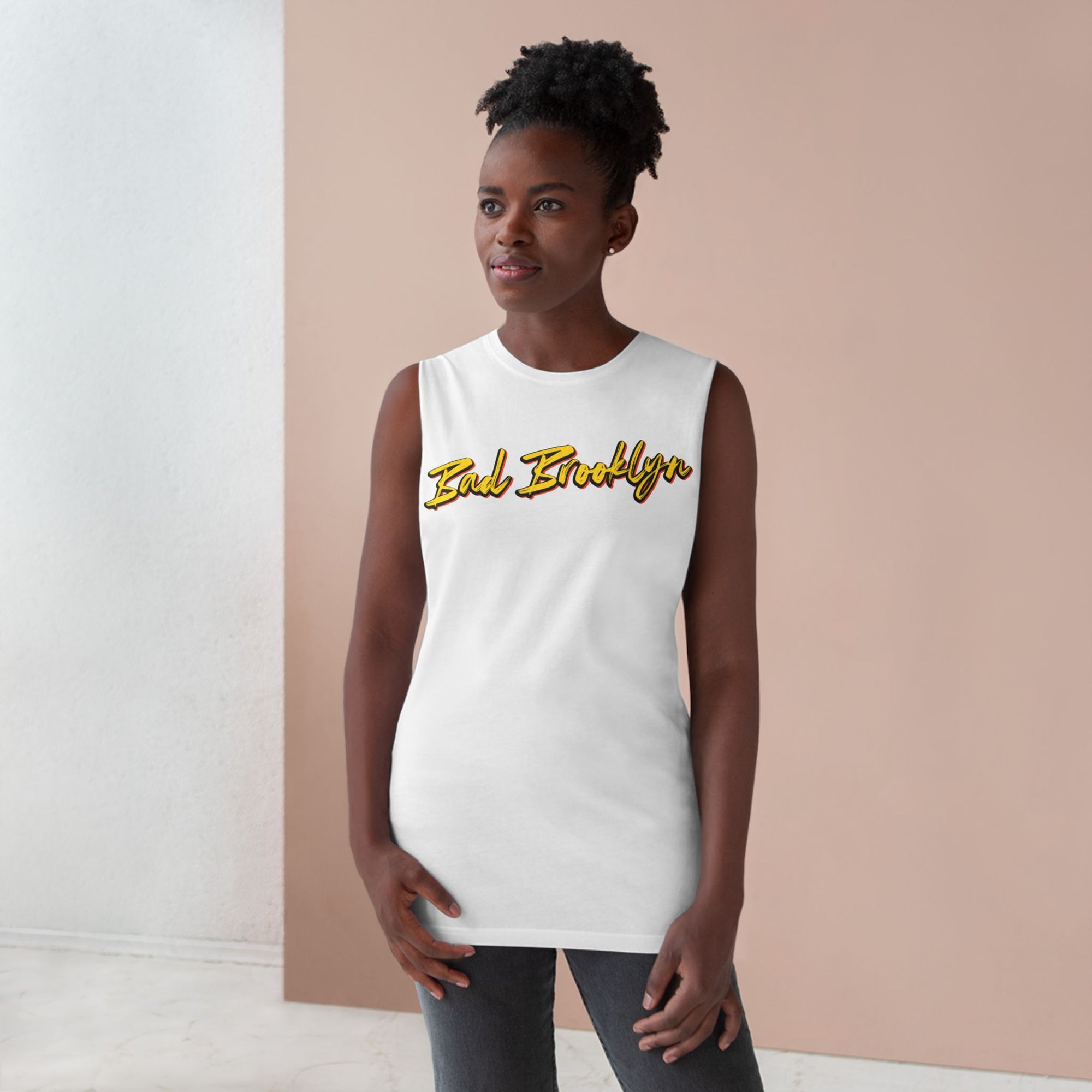 BadBrooklyn Gold Classic Logo Tank