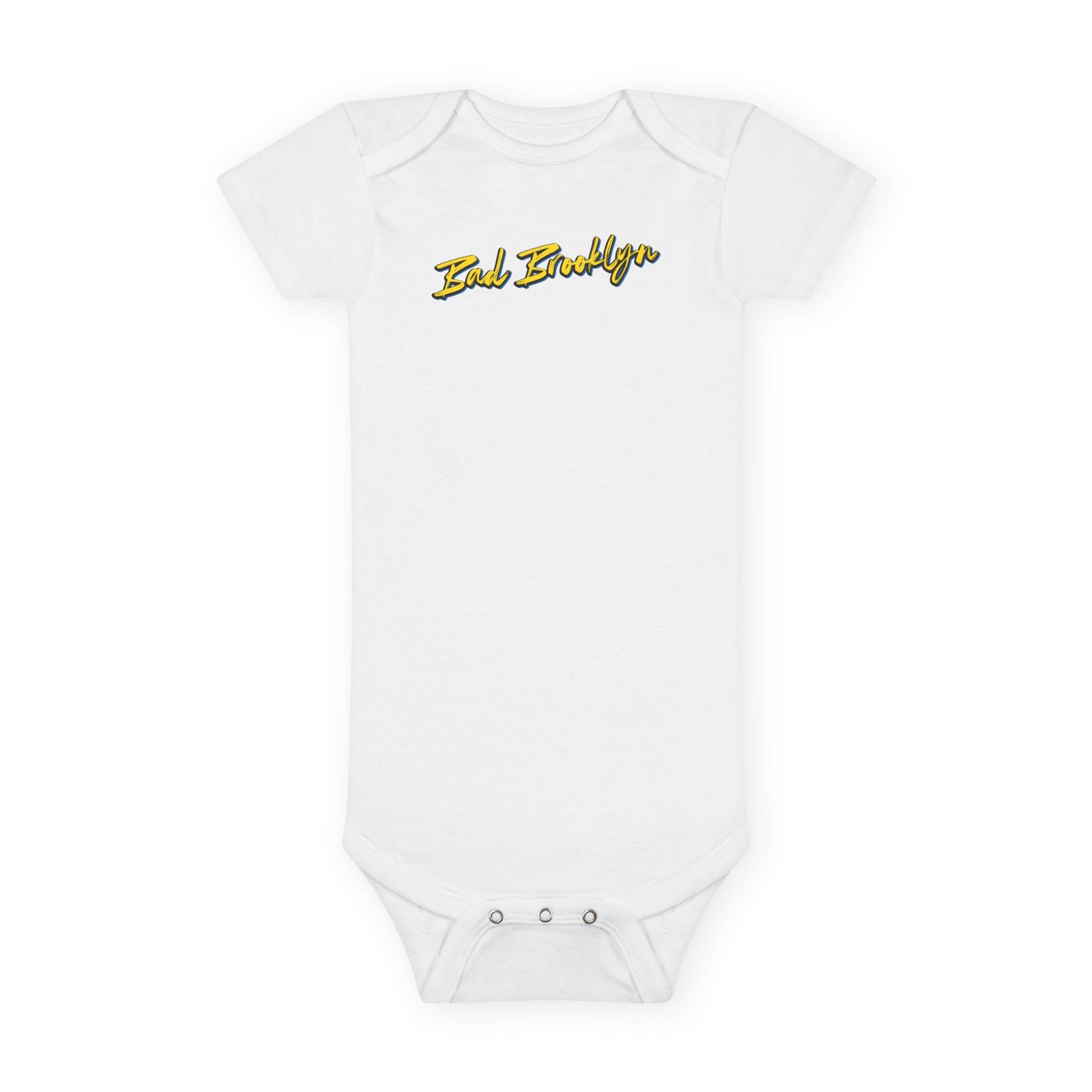 BadBrooklyn Water Tower Sunset Short Sleeve Baby Onesie