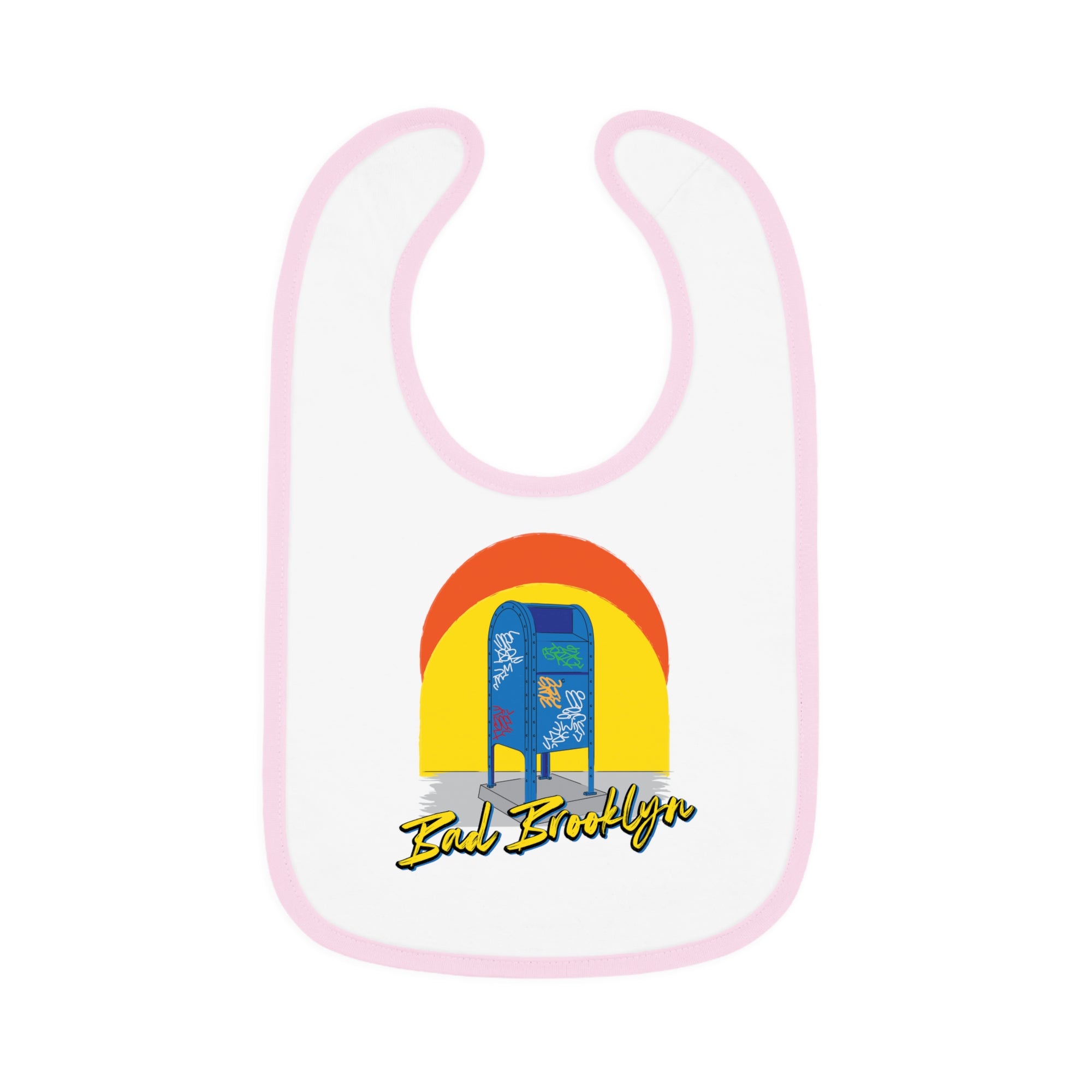 BadBrooklyn Mailbox Graffiti Baby Bib