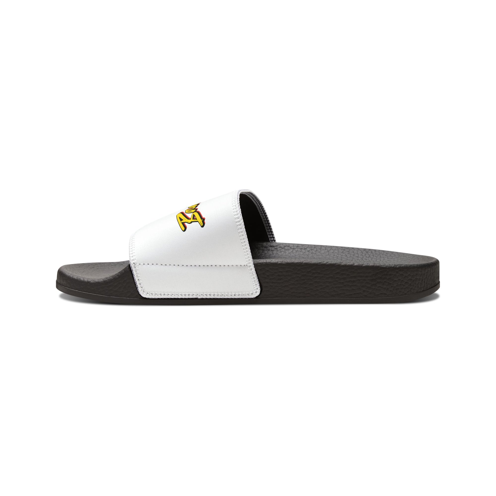 BadBrooklyn Gold Classic Slide Sandals