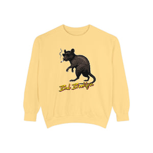 BadBrooklyn Street Rat Smoking Premium Sweatshirt