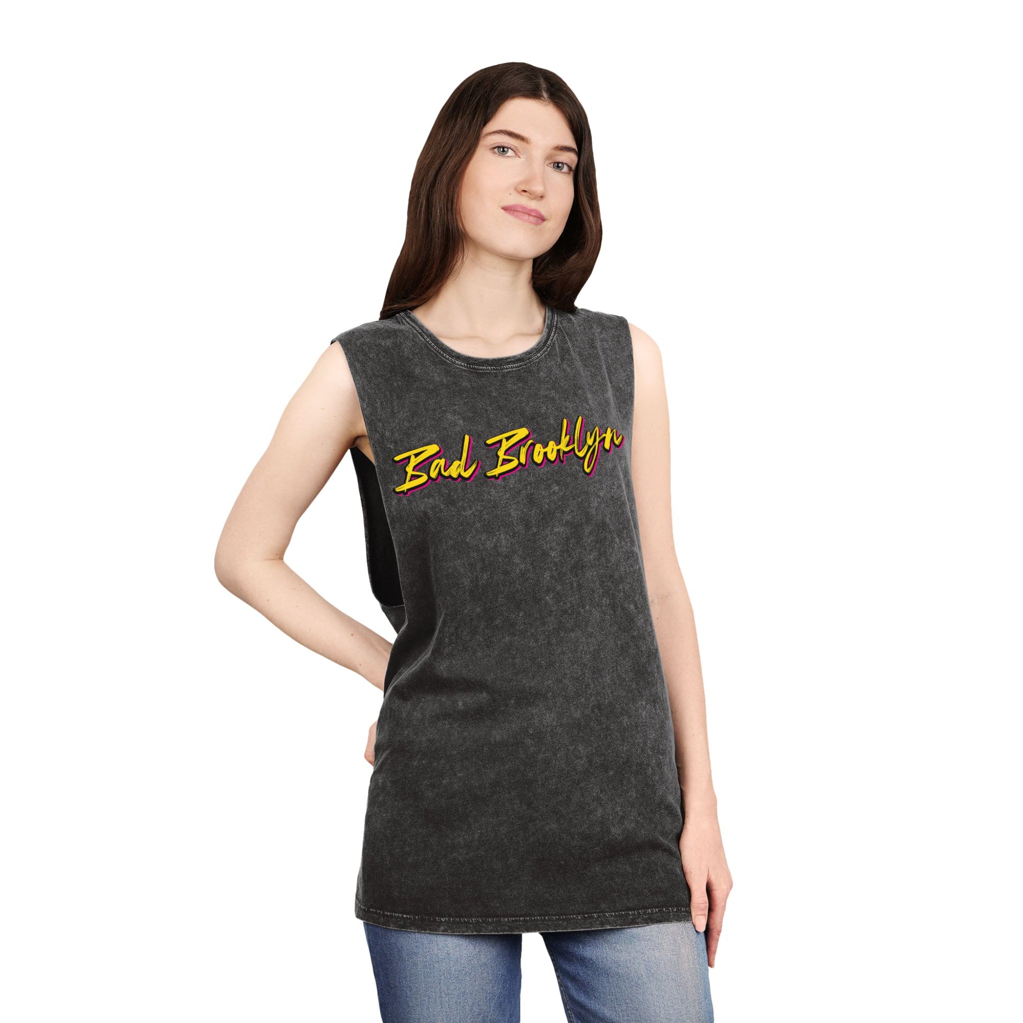 BadBrooklyn Gold Classic Stonewash Tank