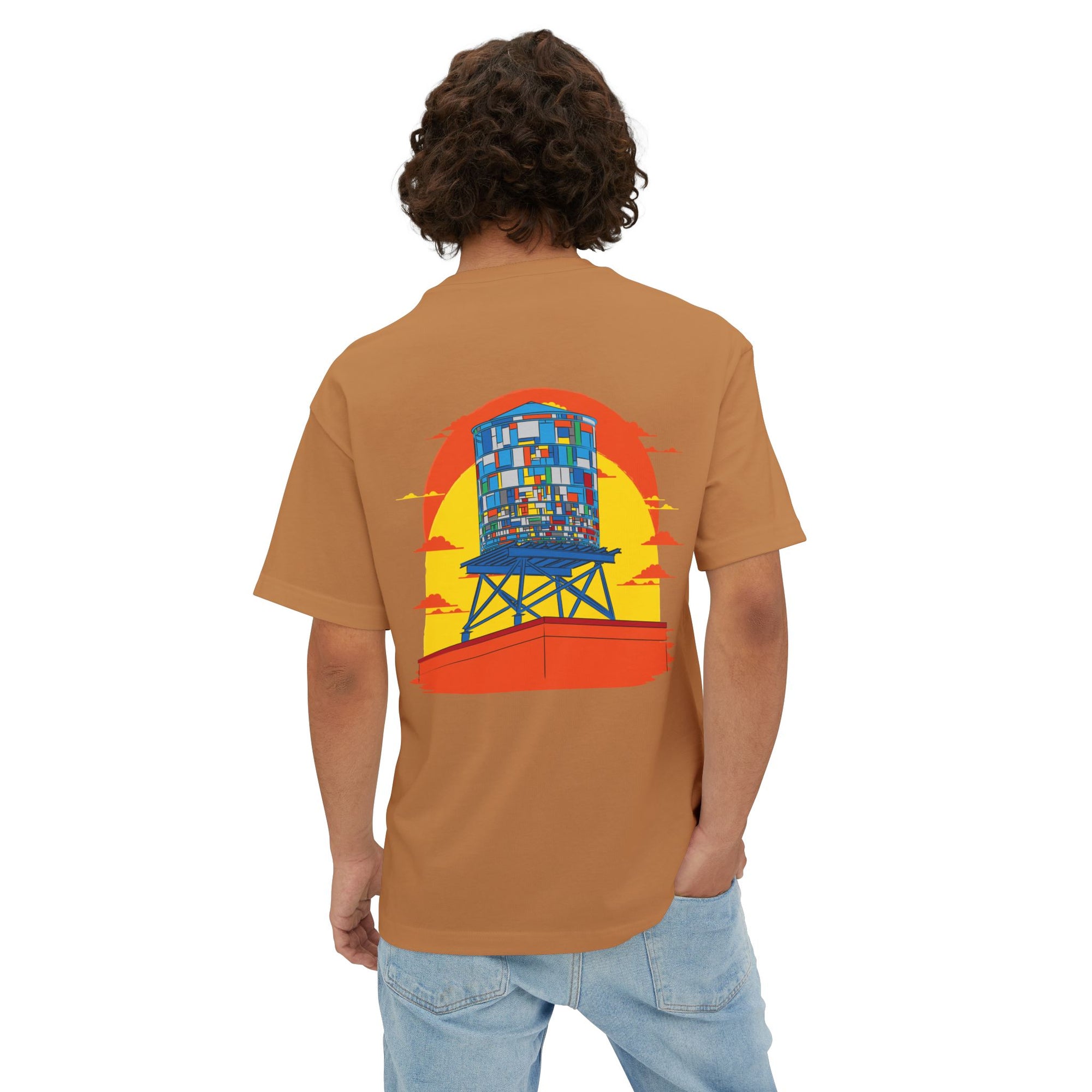 BadBrooklyn Water Tower Sunset Shirt