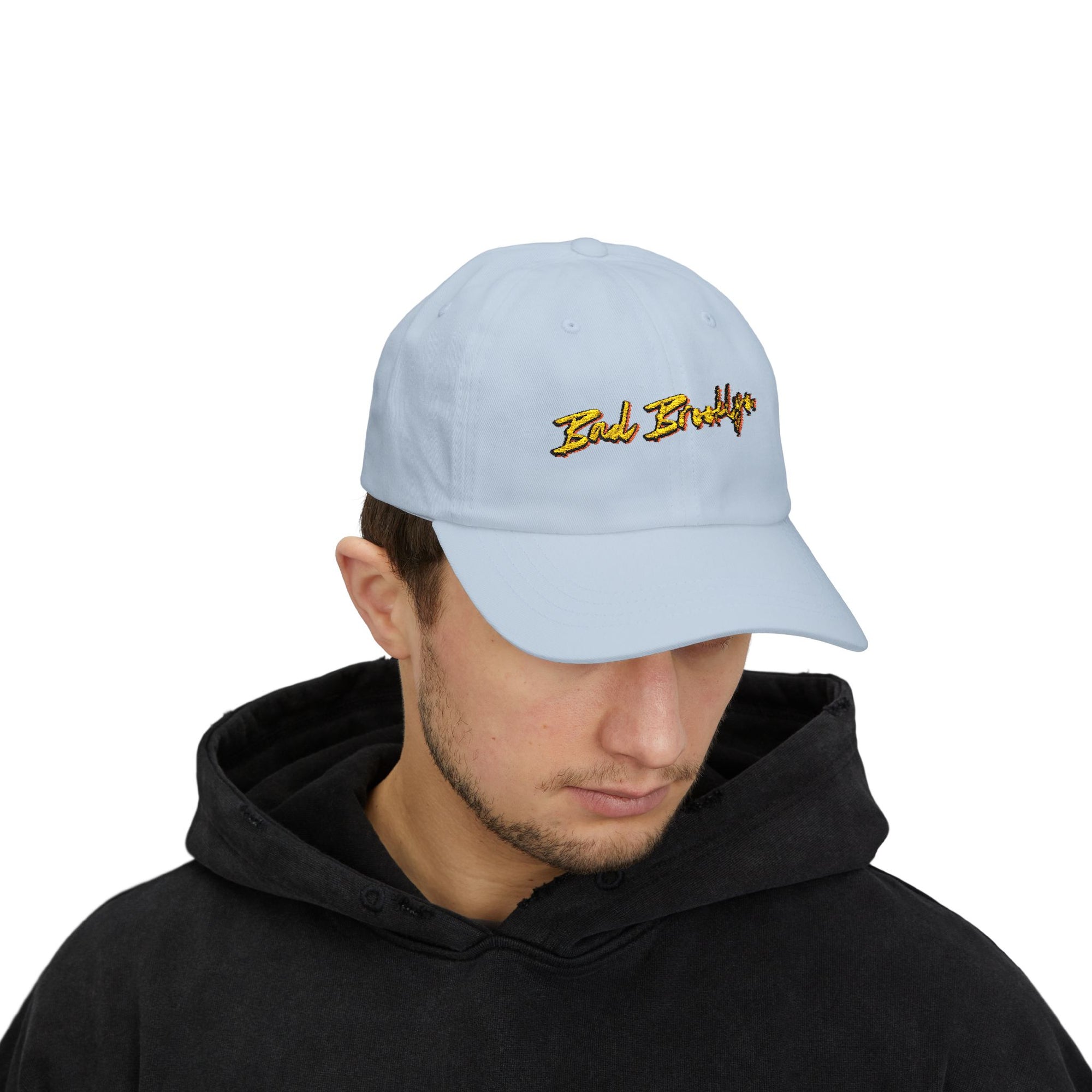 BadBrooklyn Gold Classic Embroidered Dad Cap