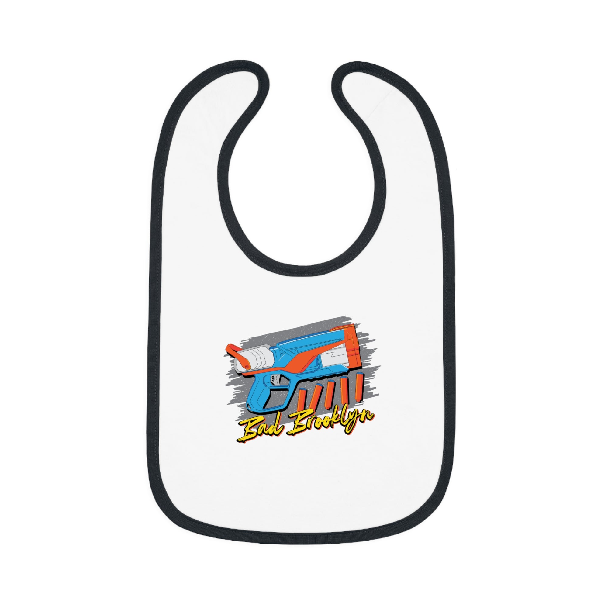 BadBrooklyn Nerf Retro Blaster Baby Bib