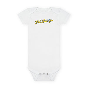 BadBrooklyn Bridge Vibes Short Sleeve Baby Onesie