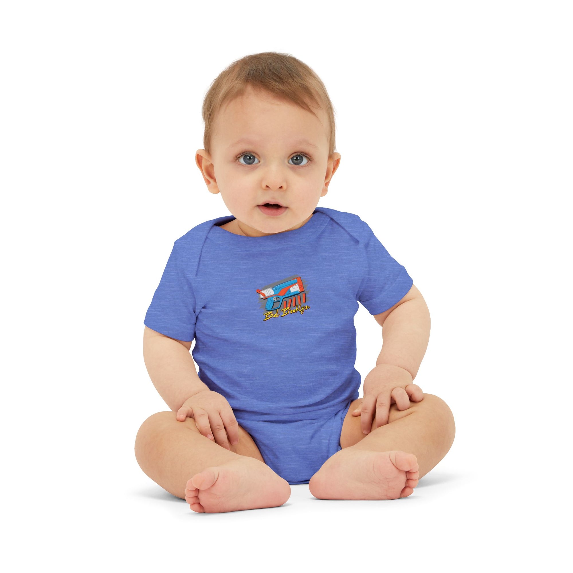 BadBrooklyn Nerf Retro Blaster Baby Infant Jersey Bodysuit