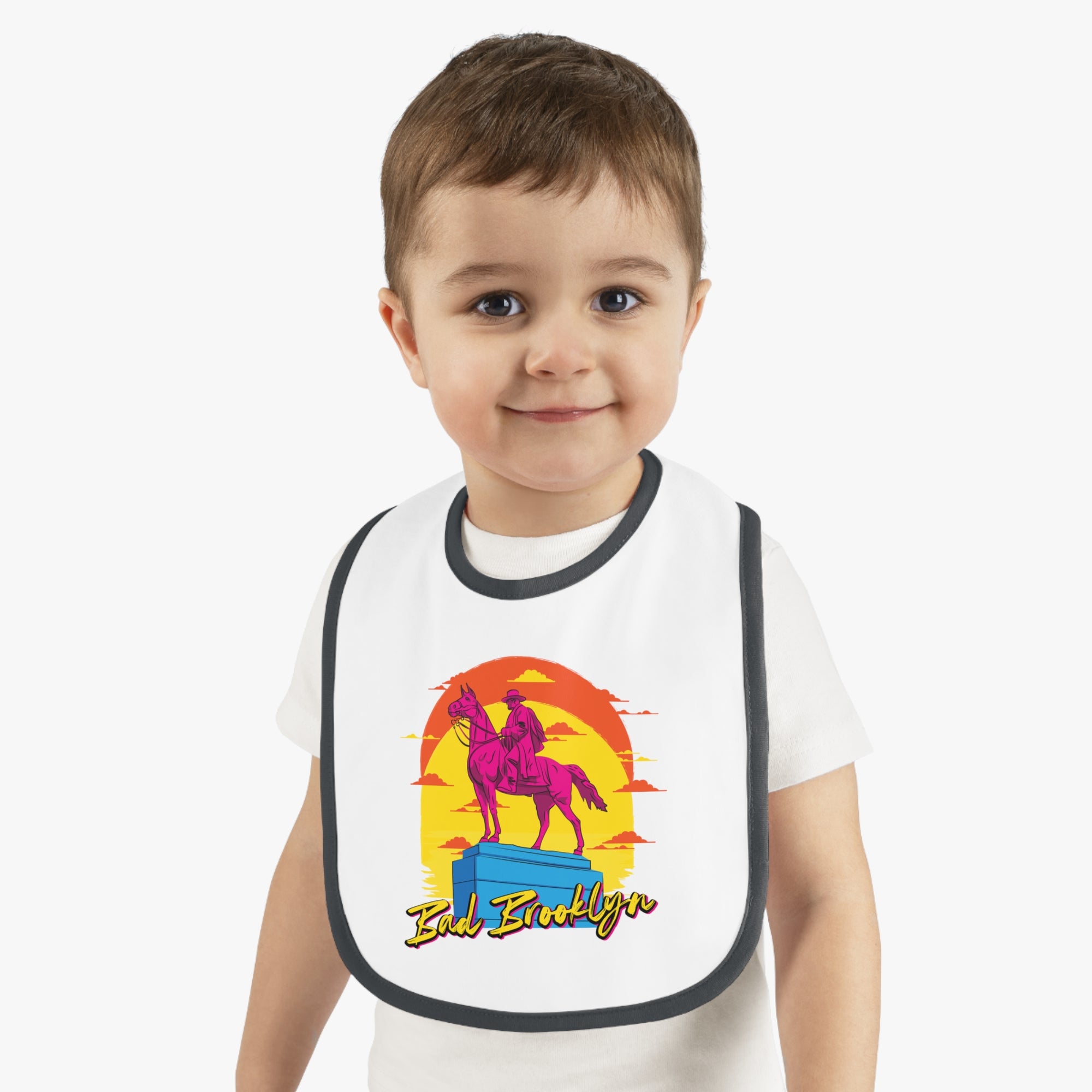 BadBrooklyn Western Cowboy Baby Bib