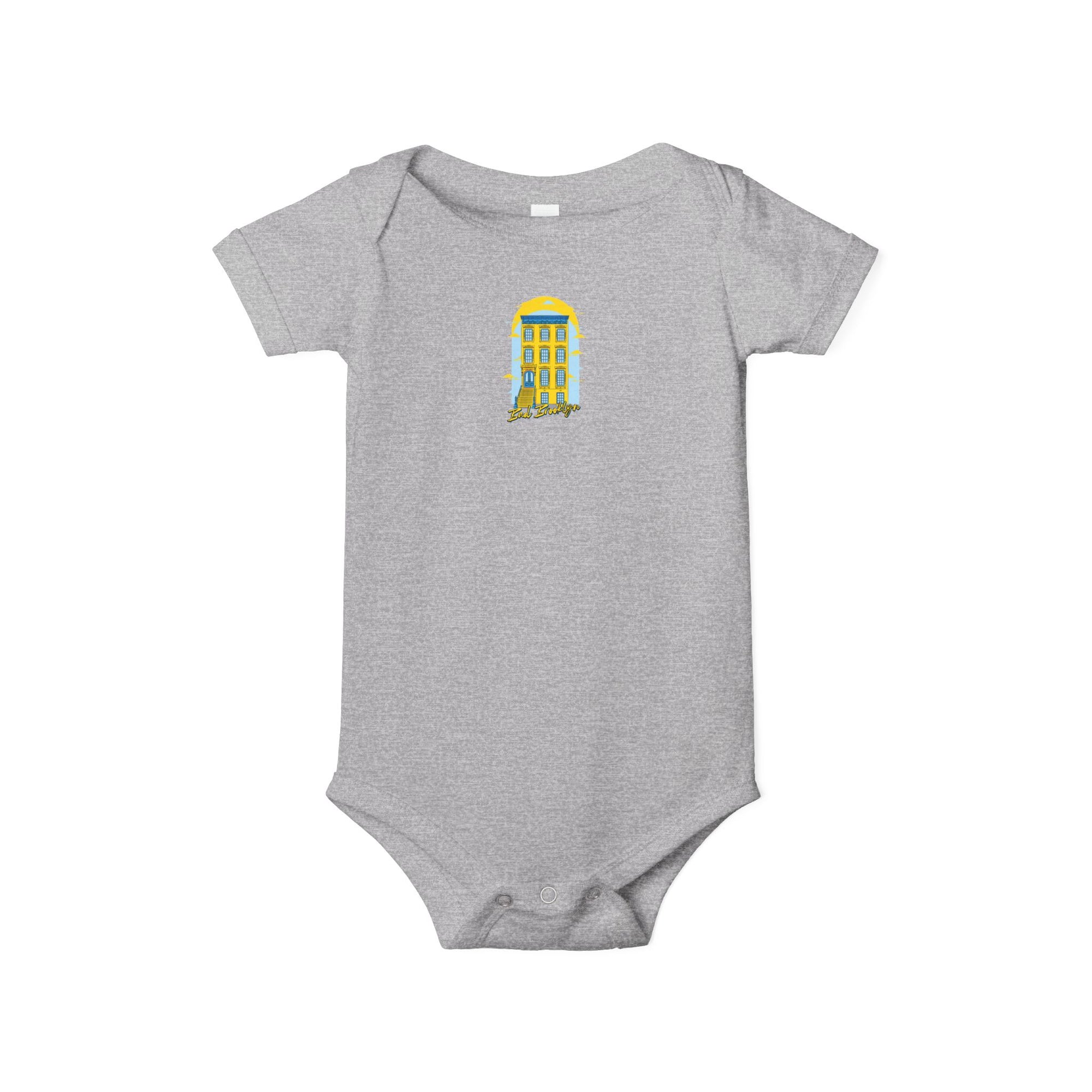 BadBrooklyn Classic Building Baby Infant Jersey Bodysuit