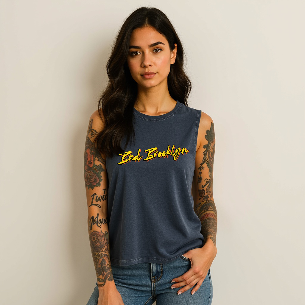 BadBrooklyn Gold Classic Stonewash Tank